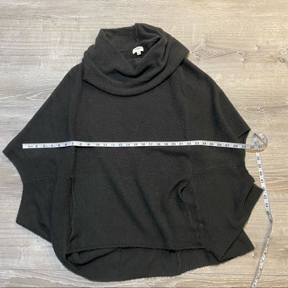 Umgee Butterfly Cowlneck Poncho - Picture 3 of 5